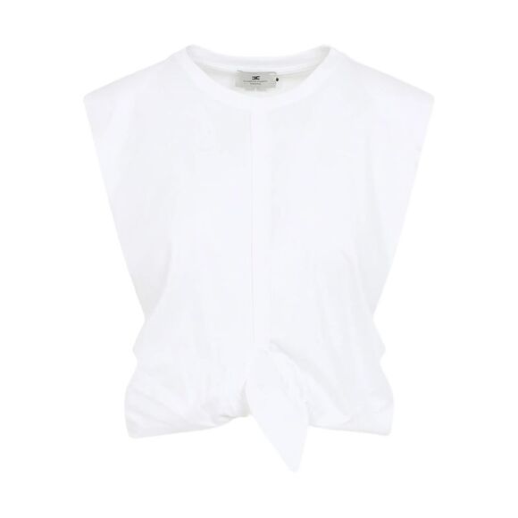 Elisabetta Franchi White Tops - T-Shirts & Jerseys Women